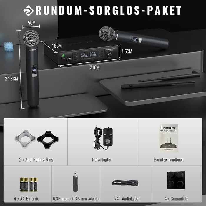 Phenyx Pro Bezprzewodowy system mikrofonowy PTU-71 A31