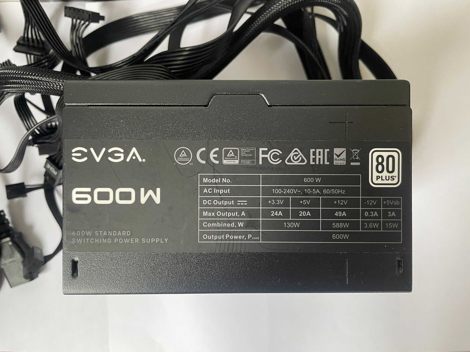 EVGA 600W 100-W1-0600 Блок Питания ПК
