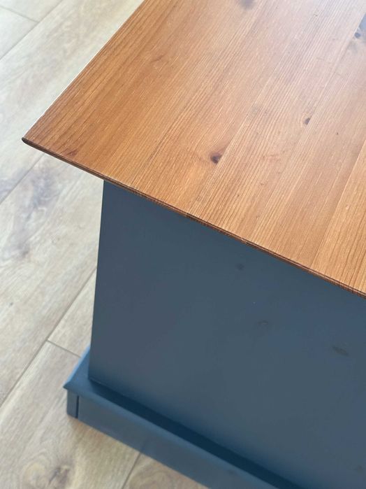 Grafitowa szafka nocna | zmontowana, okazja, outlet, 600 zł taniej !