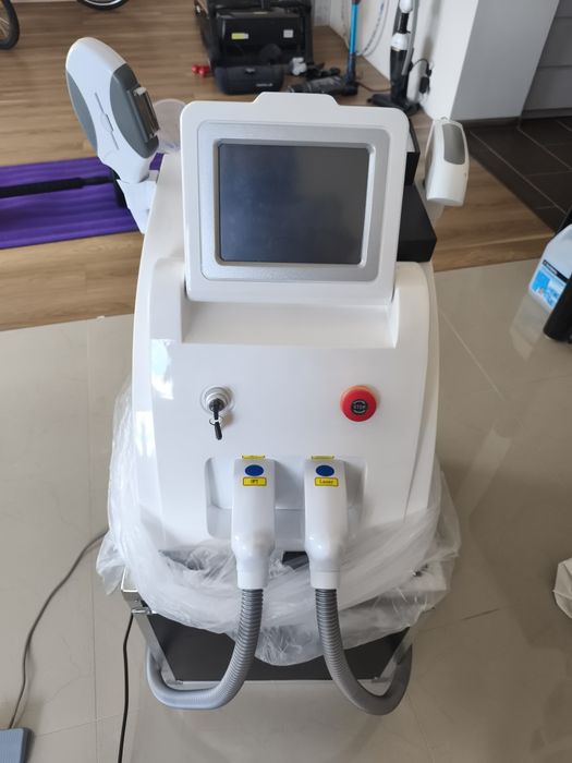 Laser 2w1:  IPL/OPT oraz ND-YAG 
Zastosowanie: