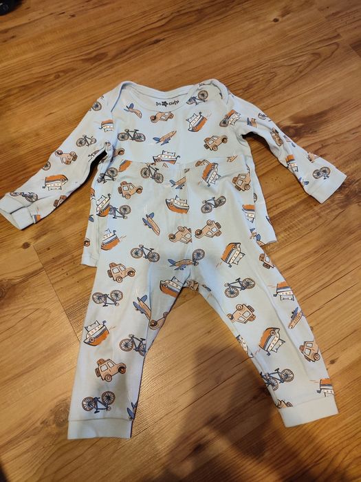 Piżamka chłopięca rozmiar 80 są super bawełna organiczna