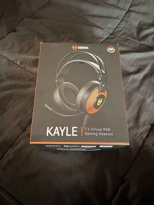 fones  gaming  Krom Kayle 7.1 Virtual RGB Gaming Headset