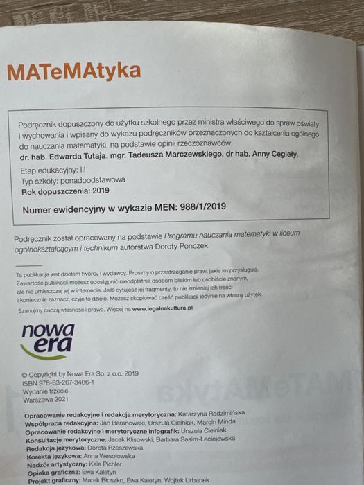 Matematyka 1.