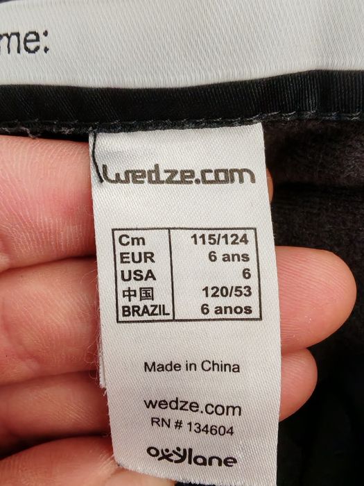 Calças neve criança