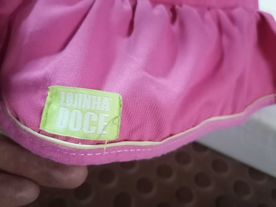 Cesto de verga com forra Rosa