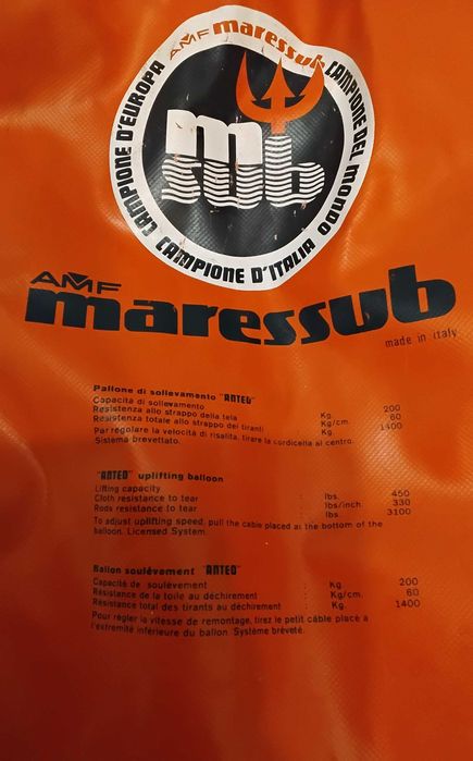 Vendo Conjunto de Balões de Elevação Profissionais para Mergulho