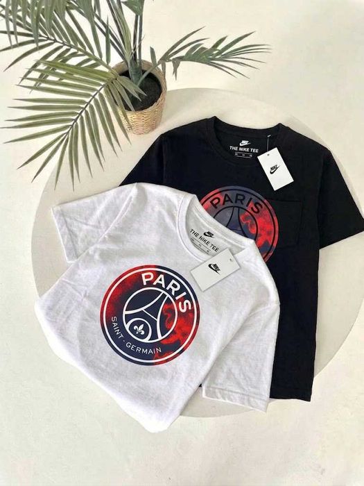 XS S M L XL XXL - Nike Jordan PSG Paris Футболка новая - Черная / Белая - Найк Джордан Майка ПСЖ Париж