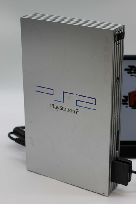 PS2 Fat Satin Silver  Model SCPH-50003Oryginalna Plomba Nowy Pad
