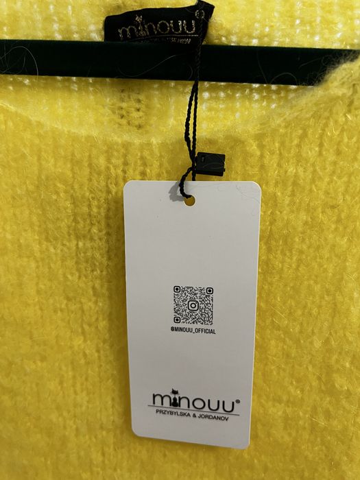 Sweter Minouu zółty nowy z metką