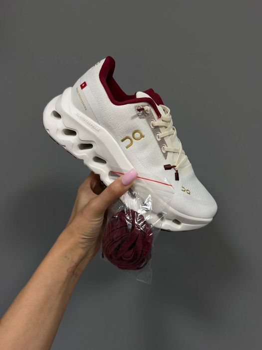 Кросівки ON Cloudtilt White/Red premium | Кроссовки жіночі чоловічі