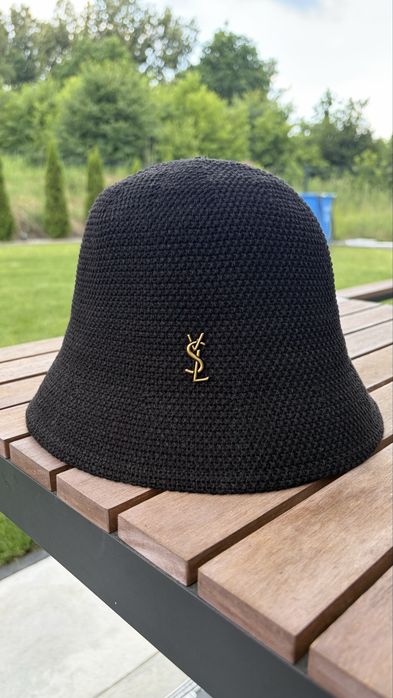 Kapelusz na lato bawełniany  YSl wakacyjny