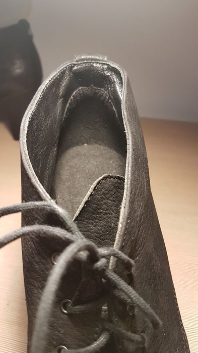 Botki czarne z naturalnej skóry