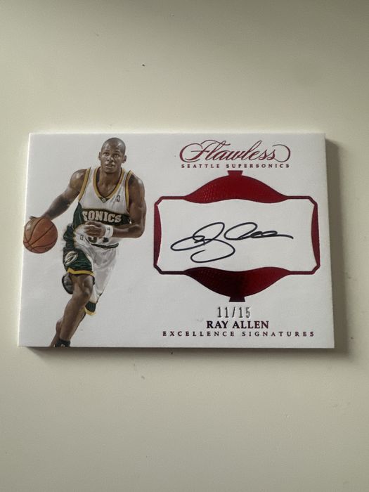 Karta 2016 Panini Flawless Excellence Signatures Ray Allen /15