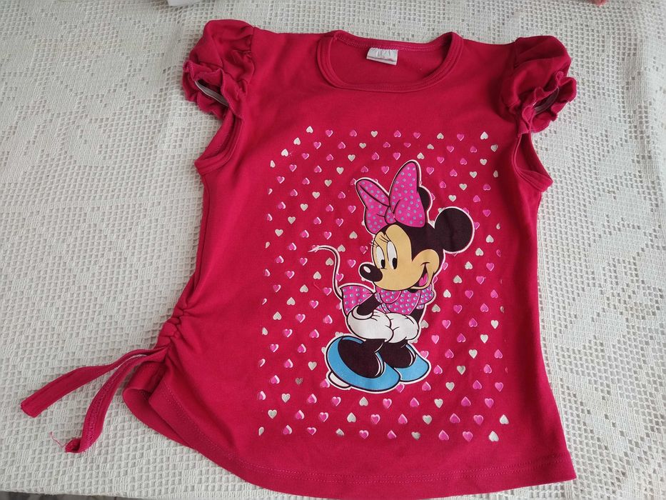Blusa cor de rosa da Disney - 18 - 24 meses