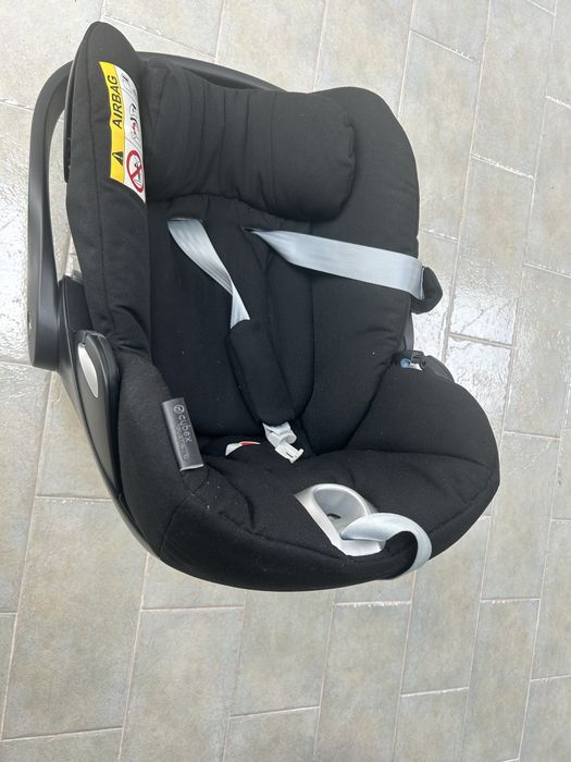 Carro com ovo cybex plati cloud Q plus