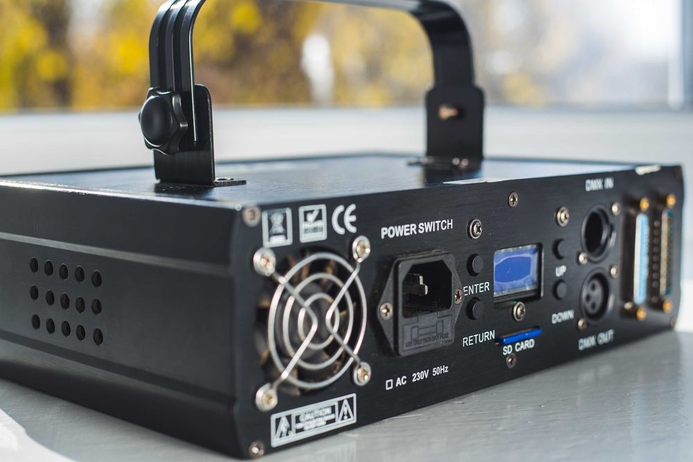 Анімаційний лазер BIG BESDCARD400RGB. Новий.