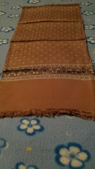 cachecol de seda e lã