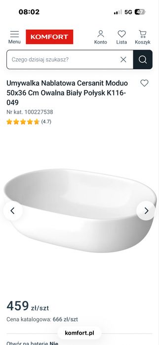 Misa umywalkowa cersanit