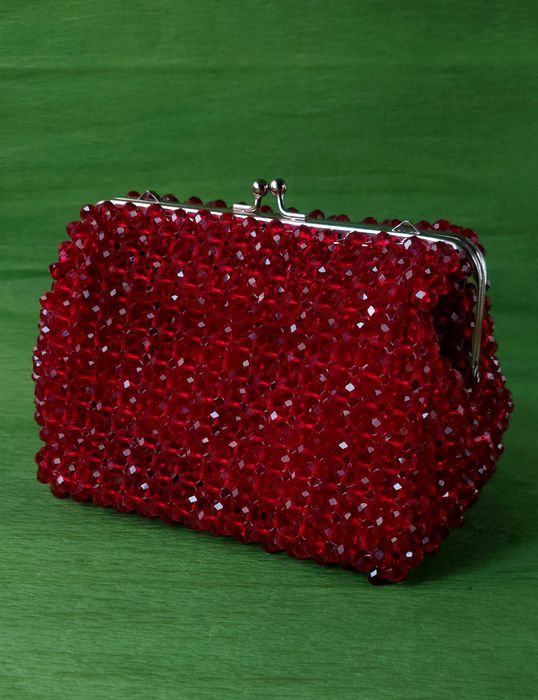 Exclusiva e Única Mala de Rubis de Vidro para Senhora