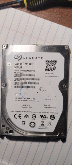 hdd 500gb 2.5 в якості донора + репозиторій