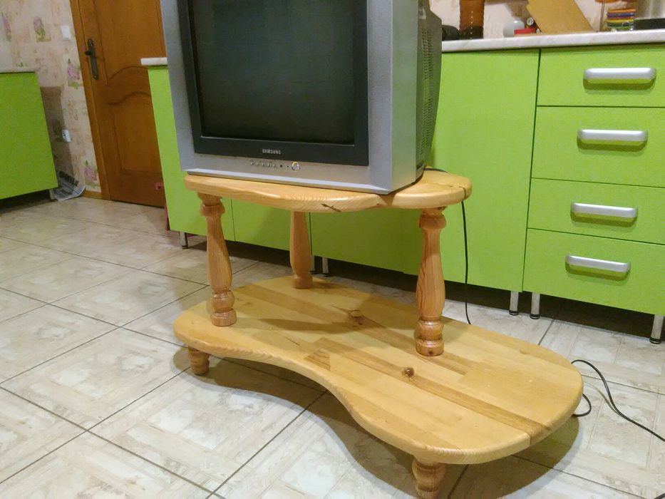 Стіл під телевізор  Стіл полка Стол этажерка