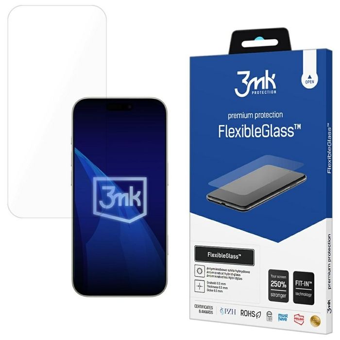 3MK SZKŁO HYBRYDOWE FOLIA do iPhone 16 PRO / 17 / 17 PRO zestaw mocna