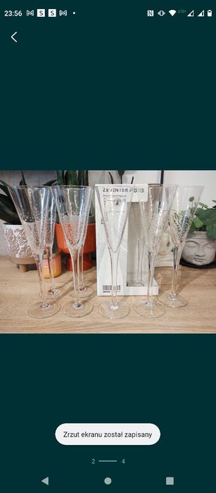 Kieliszki do szampana Ikea vinter 2015