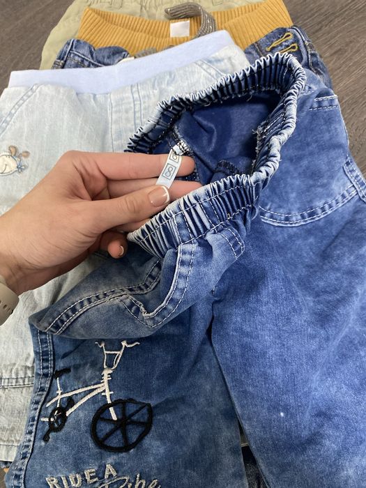 Джинси та джонери на хлопчика лот 74-80