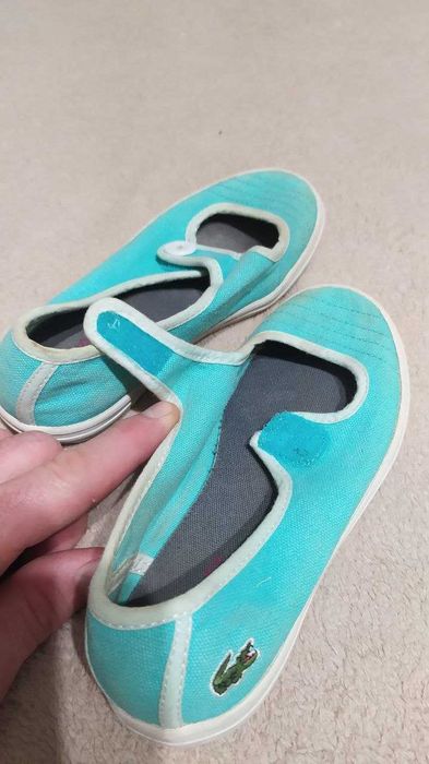 Lacoste балетки на девочку  25-26размера на ножку, 16см