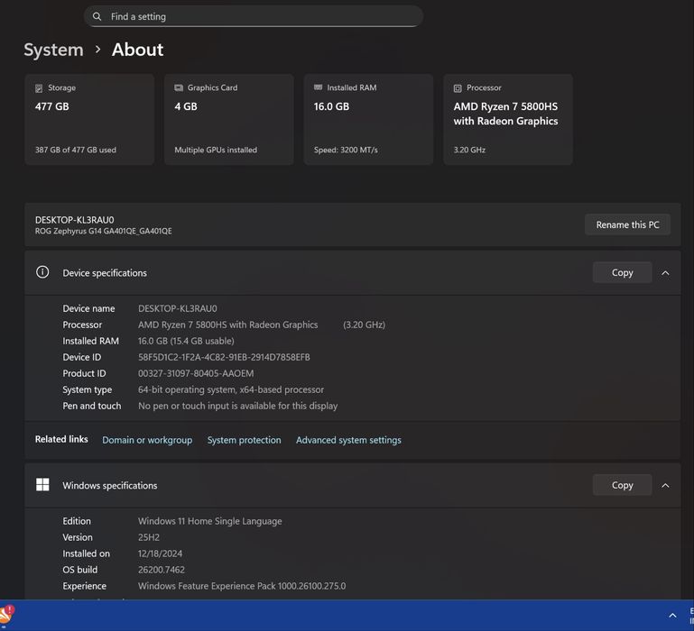 ASUS ROG Zephyrus G14