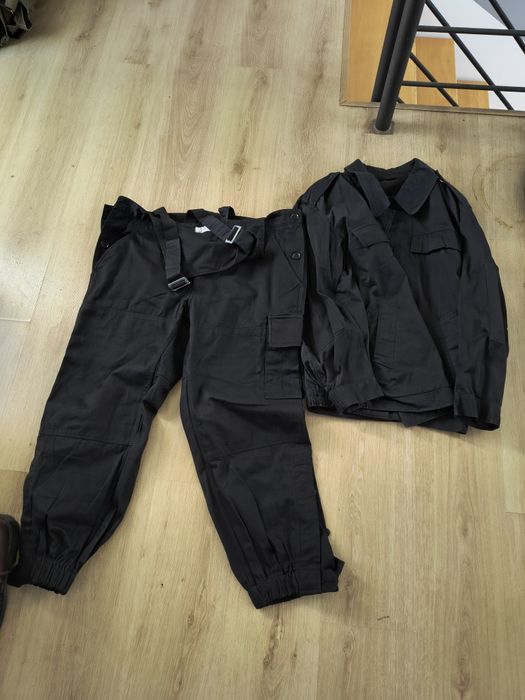 Ubranie LWP Wojskowy Kombinezon czołgisty czarny PRL MON  wzór5681