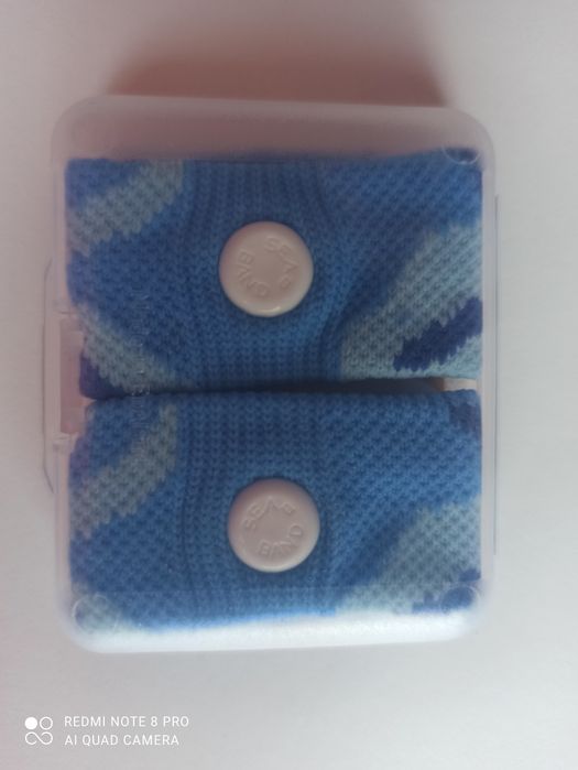 Sea band opaski przeciw mdłościom niebieskie dla dzieci 2 sztuki