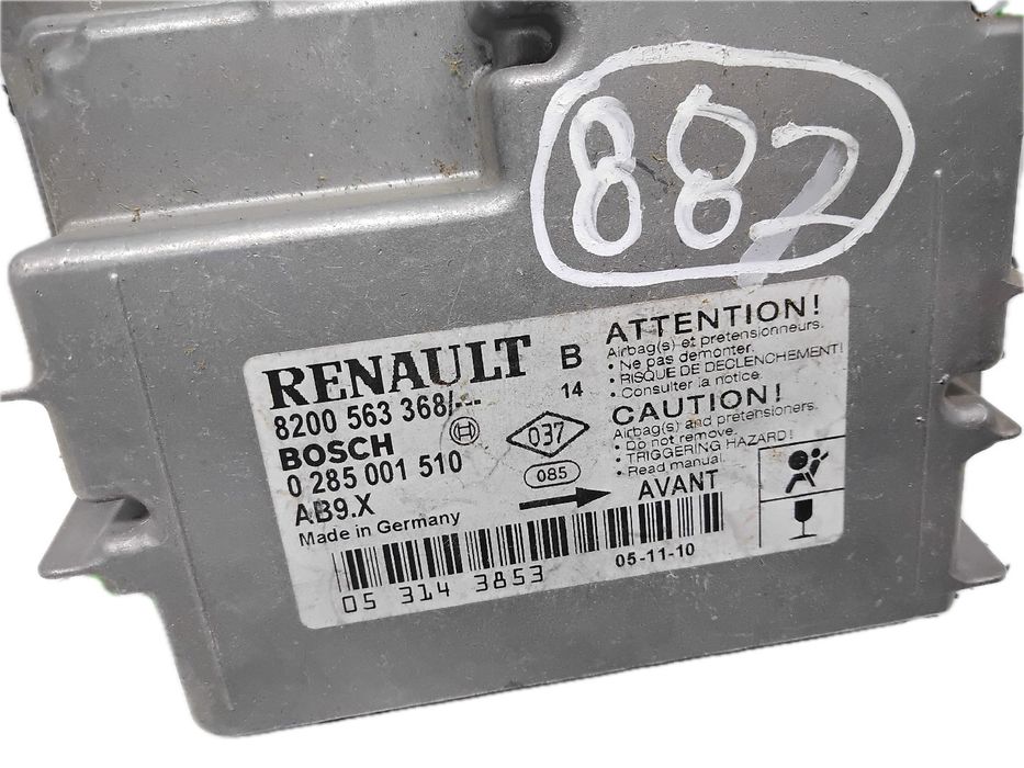 Centralina airbag RENAULT Clio III (BR0/1, CR0/1)