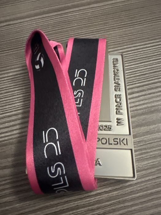 Medal srebrny Mistrzostwa Polski siatkówka Tauron Liga 2024/2025