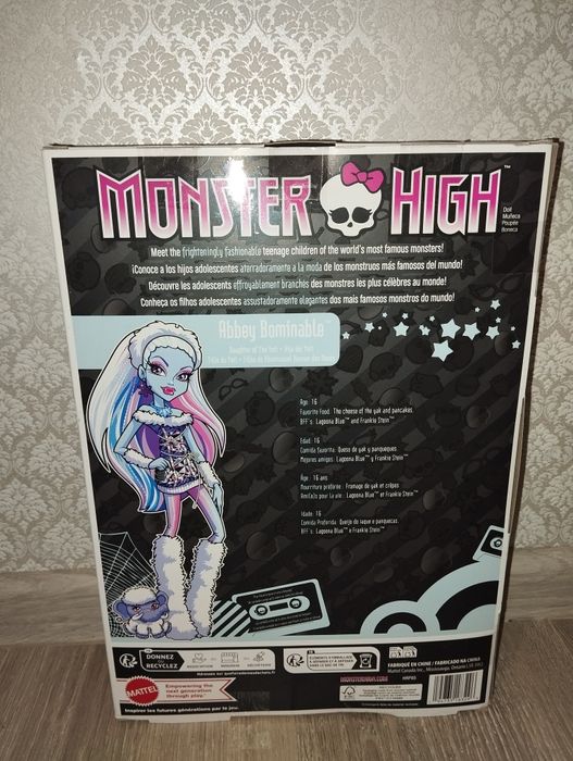 Лялька Monster High G1 Abbey\ Кукла Монстер Хай/Монстр хай Еббі