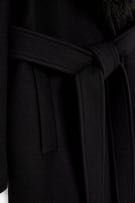 Sobretudo L Preto de Lã (Novo)