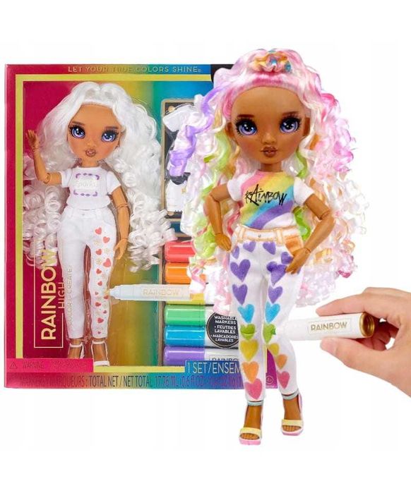 RAINBOW  HIGH - Color & Create - Lalka DIY  594147