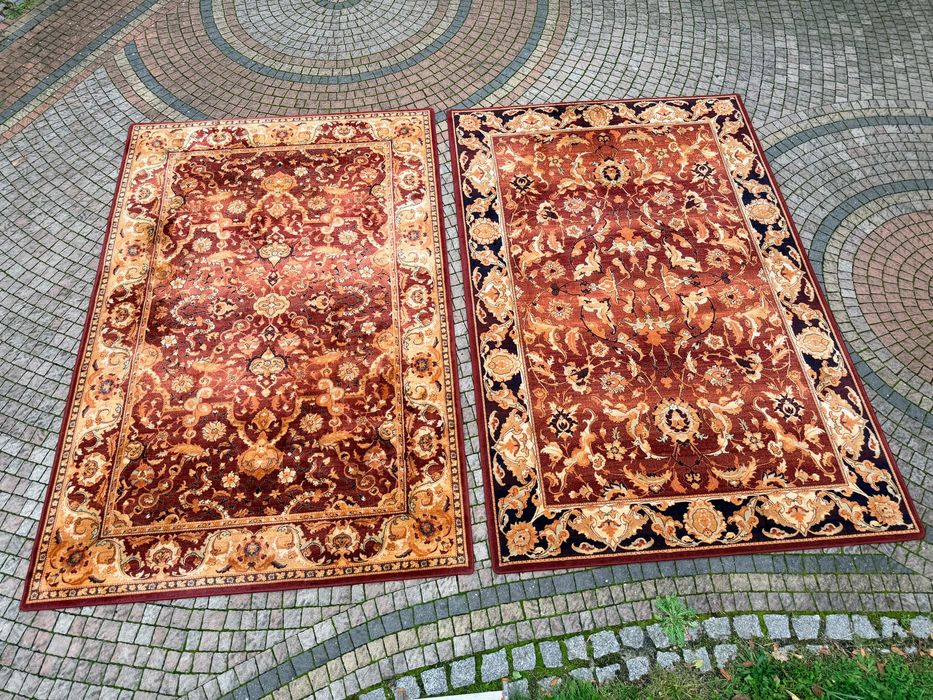 Dywan agnella agnus rejent 100% wełna woolmark burgund 2mx3m