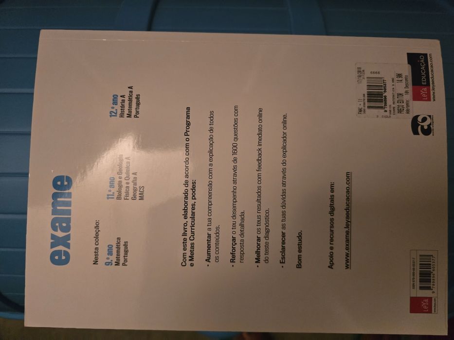 Livros preparação de exames 9° ano