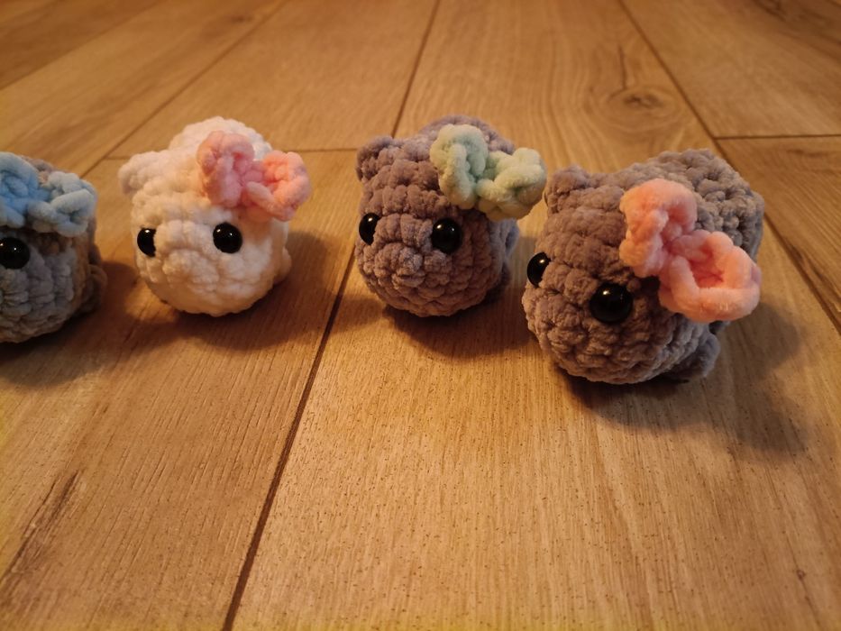 Maskotka pluszak Sad hamster Smutny chomik Handmade tik tok matching