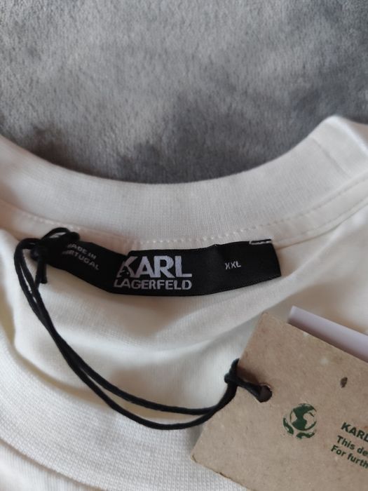Koszulka męska T-shirt Karl Lagerfeld biała nowa