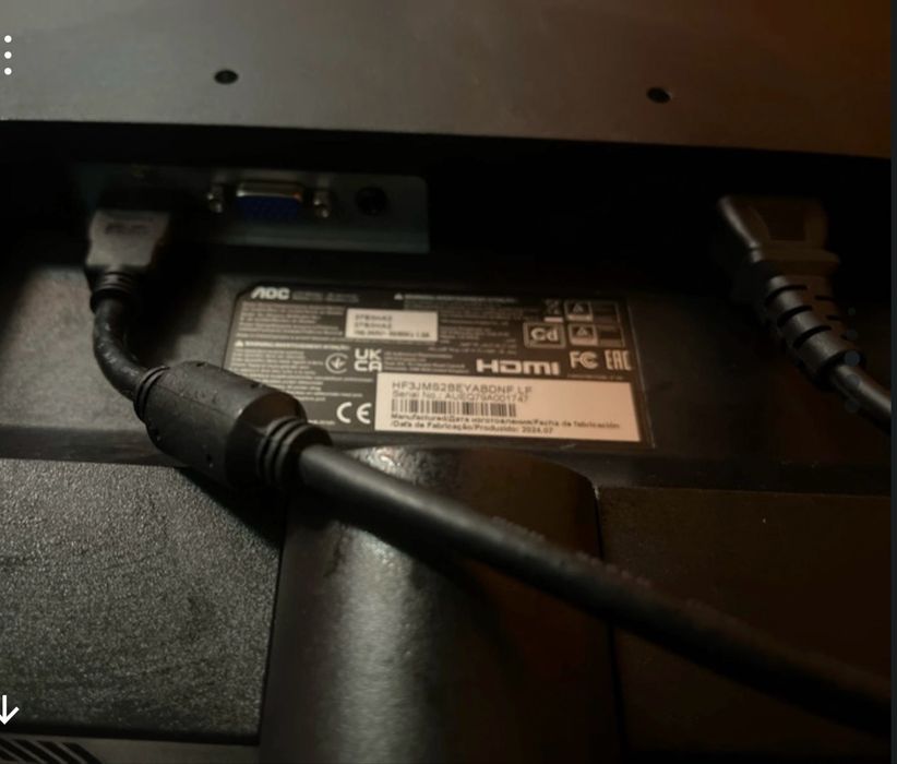 Monitor Gaming AOC 24B3H 24” 100Hz Full HD + Caixa (1 ano) – 70€