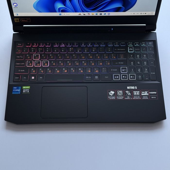 Ноутбук ACER RTX 3070 8gb 100W як новий
