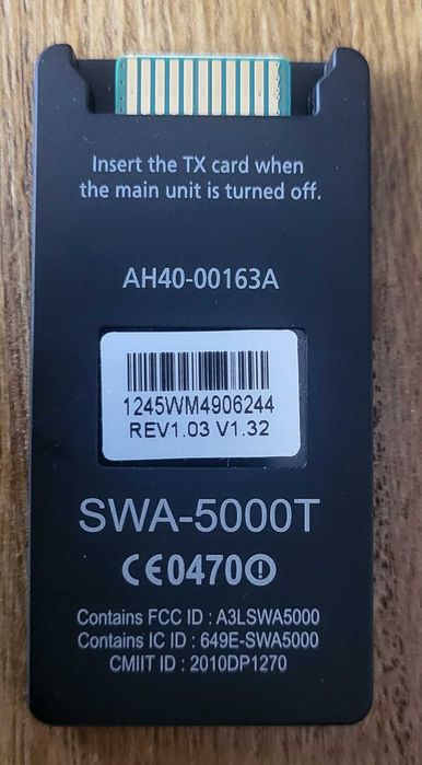 Samsung SWA-5000 bezprzewodowy moduł odbioru + TX transmiter SWA-5000T