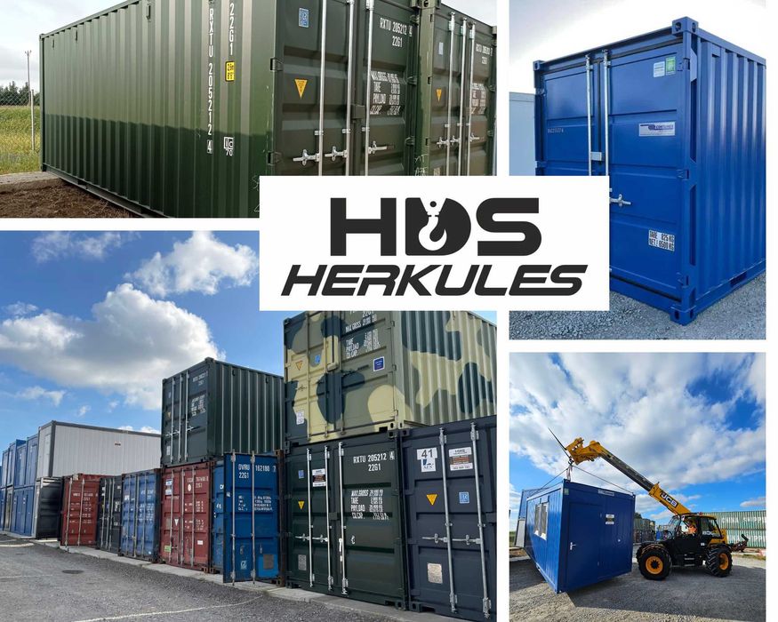 Kontener morski, oceaniczny, magazynowy, garaż 20DV - 6m