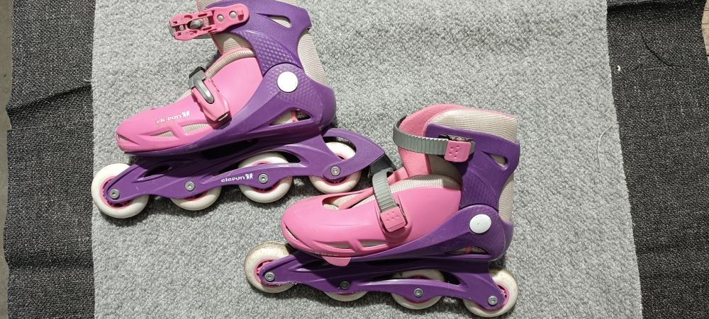 Sprzedam rolki dziecięce z regulacją rozmiaru stopy 39 - 42