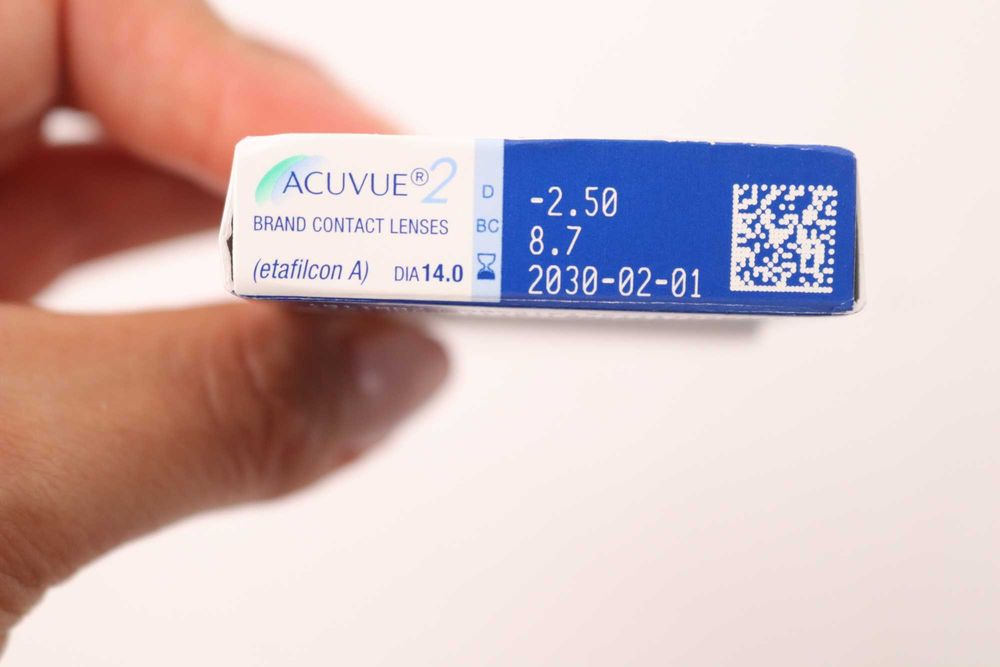 ACUVUE 2 Dwutygodniowe soczewki kontaktowe Ochrona UV -2.50 6szt.