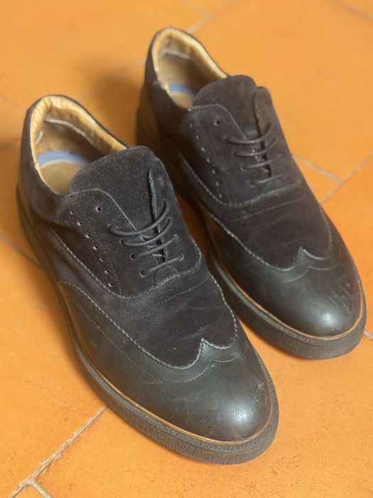 Sapatos pretos Filipe Sousa em muito bom estado