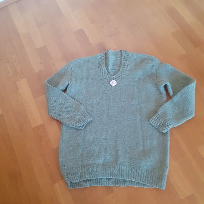 Sweter schetland -100%welna