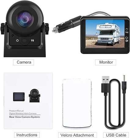 Sistema de câmara de marcha sem fios (Autocaravana / Campervan)